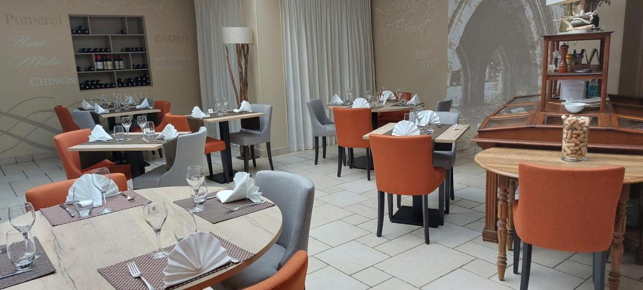 Logis Hotel Restaurant Le Relais De L'Abbaye Saint-Evroult-Notre-Dame-du-Bois Esterno foto